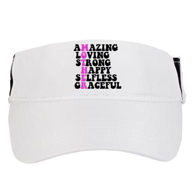 Amazing Mother Quote Cute Gift Adult Drive Performance Visor