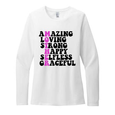 Amazing Mother Quote Cute Gift Womens CVC Long Sleeve Shirt