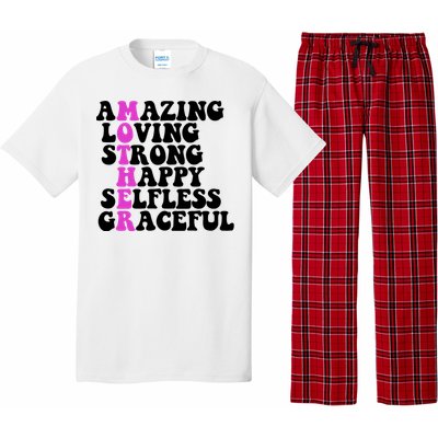 Amazing Mother Quote Cute Gift Pajama Set