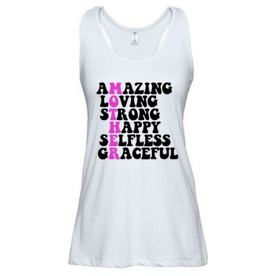 Amazing Mother Quote Cute Gift Ladies Essential Flowy Tank