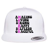 Amazing Mother Quote Cute Gift Flat Bill Trucker Hat