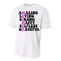 Amazing Mother Quote Cute Gift Performance Sprint T-Shirt