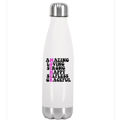 Amazing Mother Quote Cute Gift Stainless Steel Insulated Water Bottle