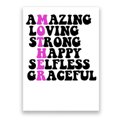 Amazing Mother Quote Cute Gift Poster