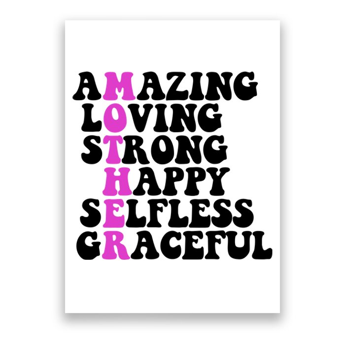 Amazing Mother Quote Cute Gift Poster