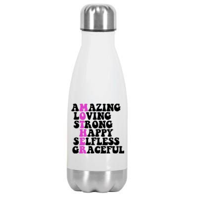 Amazing Mother Quote Cute Gift Stainless Steel Insulated Water Bottle