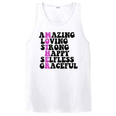 Amazing Mother Quote Cute Gift PosiCharge Competitor Tank