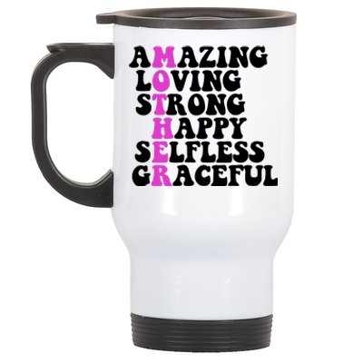 Amazing Mother Quote Cute Gift Stainless Steel Travel Mug