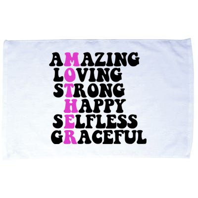 Amazing Mother Quote Cute Gift Microfiber Hand Towel