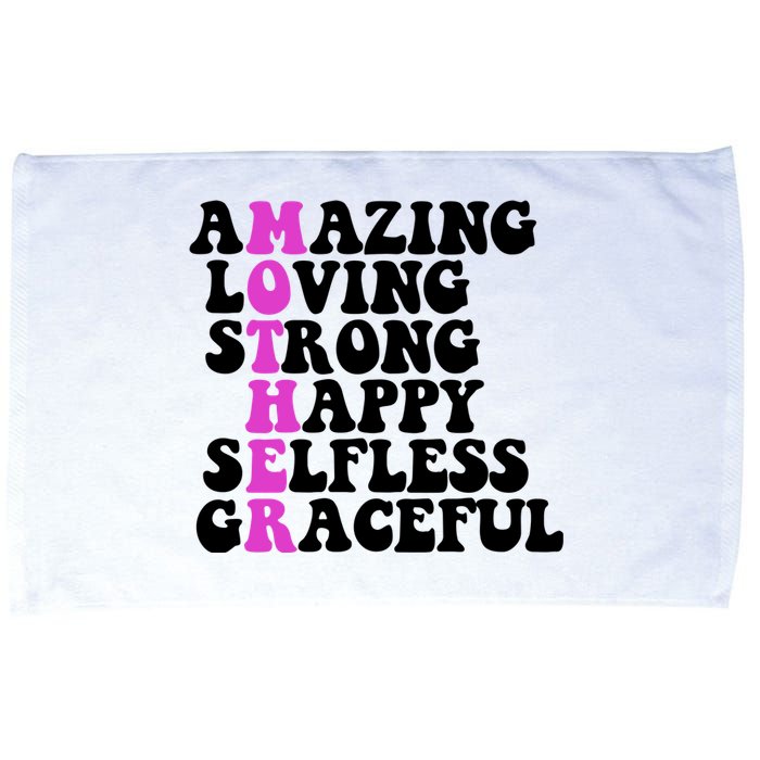 Amazing Mother Quote Cute Gift Microfiber Hand Towel