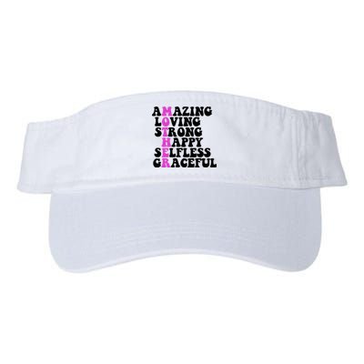 Amazing Mother Quote Cute Gift Valucap Bio-Washed Visor