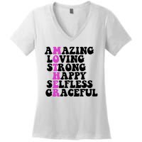 Amazing Mother Quote Cute Gift Women's V-Neck T-Shirt