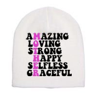 Amazing Mother Quote Cute Gift Short Acrylic Beanie