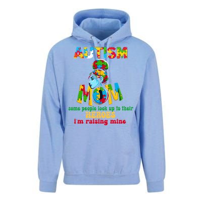 Autism Mom Raising Hero Gift Unisex Surf Hoodie