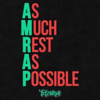 As Much Rest As Possible Amrap Funny Fit2serve Ladies PosiCharge Tri-Blend Wicking Tank