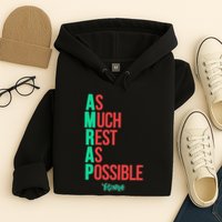 As Much Rest As Possible Amrap Funny Fit2serve Hoodie