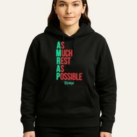 As Much Rest As Possible Amrap Funny Fit2serve Hoodie