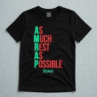 As Much Rest As Possible Amrap Funny Fit2serve T-Shirt