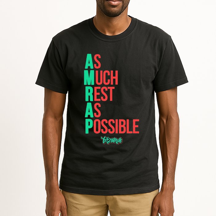 As Much Rest As Possible Amrap Funny Fit2serve Tall T-Shirt