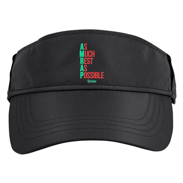 As Much Rest As Possible Amrap Funny Fit2serve Adult Drive Performance Visor