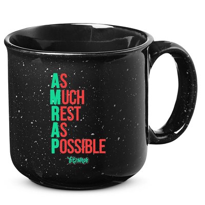 As Much Rest As Possible Amrap Funny Fit2serve 15oz Campfire Ceramic Mug