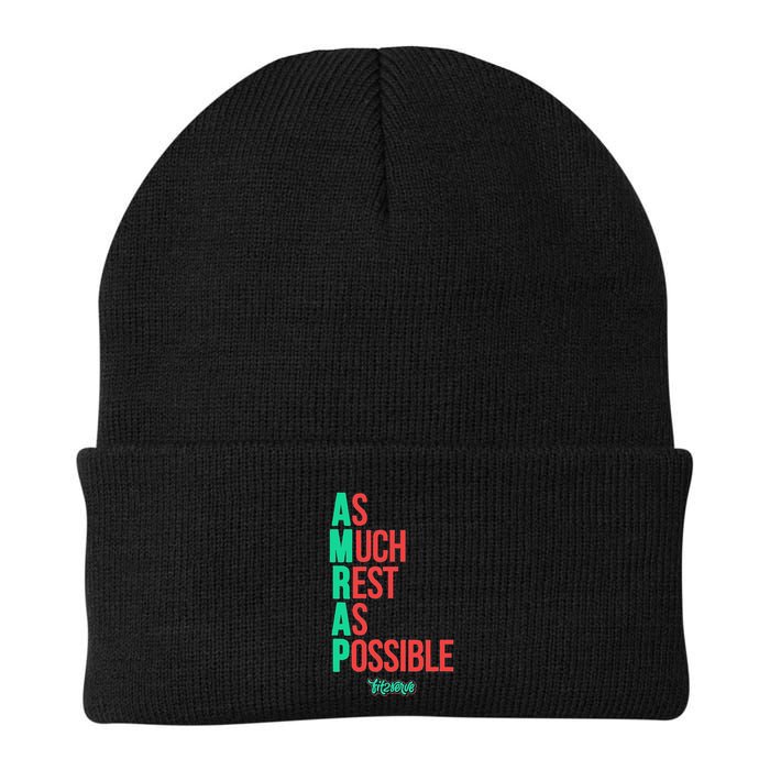 As Much Rest As Possible Amrap Funny Fit2serve Beanie
