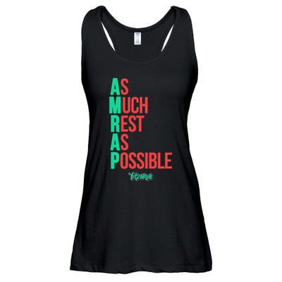 As Much Rest As Possible Amrap Funny Fit2serve Ladies Essential Flowy Tank