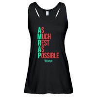 As Much Rest As Possible Amrap Funny Fit2serve Ladies Essential Flowy Tank