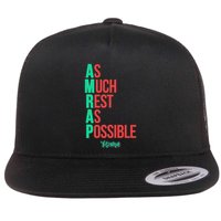 As Much Rest As Possible Amrap Funny Fit2serve Flatbill Hat