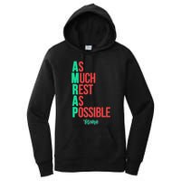 As Much Rest As Possible Amrap Funny Fit2serve Women's Pullover Hoodie