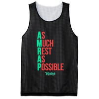 As Much Rest As Possible Amrap Funny Fit2serve Mesh Reversible Basketball Jersey Tank