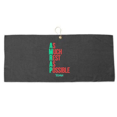 As Much Rest As Possible Amrap Funny Fit2serve Large Microfiber Waffle Golf Towel