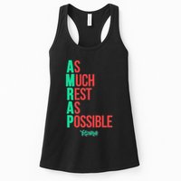As Much Rest As Possible Amrap Funny Fit2serve Womens Tank Top