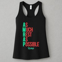 As Much Rest As Possible Amrap Funny Fit2serve Womens Tank Top