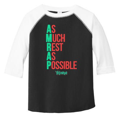 As Much Rest As Possible Amrap Funny Fit2serve Toddler Fine Jersey T-Shirt