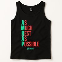 As Much Rest As Possible Amrap Funny Fit2serve Tank Top