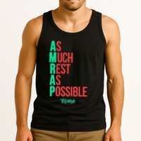 As Much Rest As Possible Amrap Funny Fit2serve Tank Top