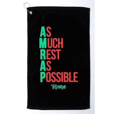 As Much Rest As Possible Amrap Funny Fit2serve Golf Towel
