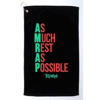 As Much Rest As Possible Amrap Funny Fit2serve Golf Towel