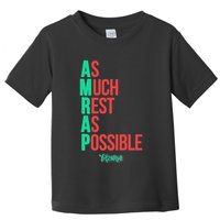 As Much Rest As Possible Amrap Funny Fit2serve Toddler T-Shirt