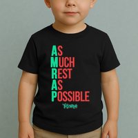 As Much Rest As Possible Amrap Funny Fit2serve Toddler T-Shirt