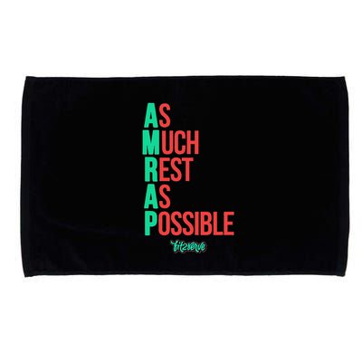As Much Rest As Possible Amrap Funny Fit2serve Microfiber Hand Towel