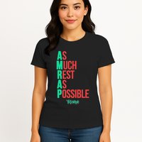 As Much Rest As Possible Amrap Funny Fit2serve Womens T-Shirt