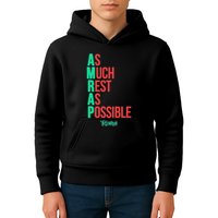 As Much Rest As Possible Amrap Funny Fit2serve Kids Hoodie