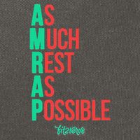 As Much Rest As Possible Amrap Funny Fit2serve Cotton Canvas Backpack