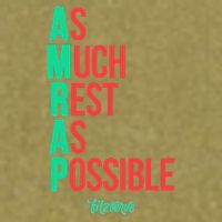 As Much Rest As Possible Amrap Funny Fit2serve Garment-Dyed Women's Muscle Tee