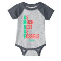 As Much Rest As Possible Amrap Funny Fit2serve Infant Baby Jersey Bodysuit