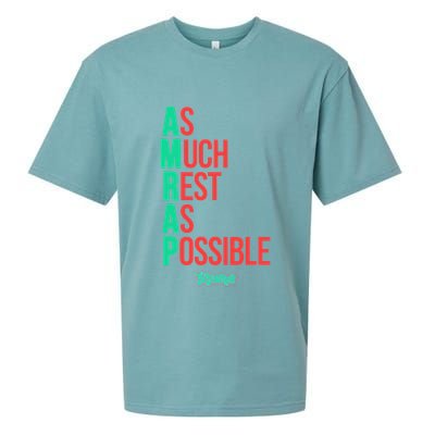As Much Rest As Possible Amrap Funny Fit2serve Sueded Cloud Jersey T-Shirt