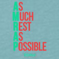 As Much Rest As Possible Amrap Funny Fit2serve Sueded Cloud Jersey T-Shirt