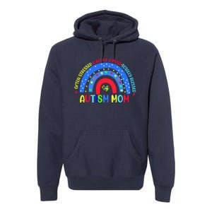 Autism Mom Rainbow Totally Blessed Awareness Love Puzzle Premium Hoodie